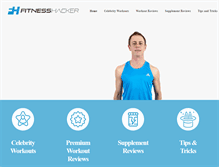 Tablet Screenshot of fitnesshacker.com